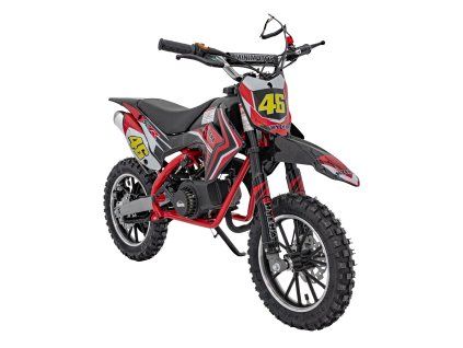 Dětská benzínová motorka 49 cmm Renegade červená
