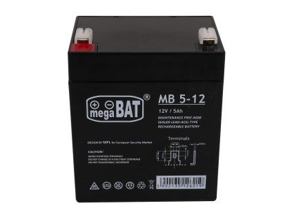 Gelová nabíjecí baterie 12V 5AH
