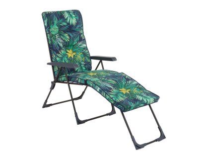 Polohovací zahradní lehátko/křeslo Santander 2v1 Black Edition G051-02IB PATIO