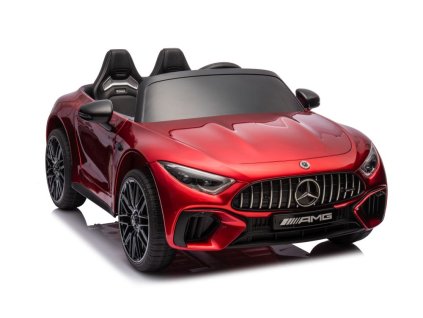 Elektrické autíčko Mercedes AMG SL63 24V 2x200W lakované červené