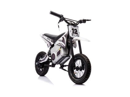 Dětská elektrická motorka Cross 350W 36V bílá