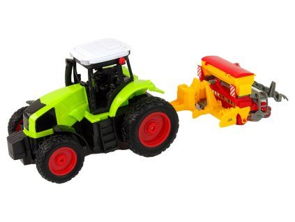 Zemědělský traktor s lisem R/C 1:16 Zelený