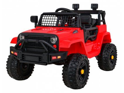 Elektrické autíčko Jeep Dark Night červené