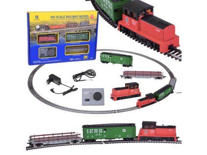 Elektrická vláčkodráha lokomotiva klasik s řídící jednotkou H0 1:87 RC0652