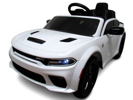 Elektrické autíčko Dodge SRT bílá