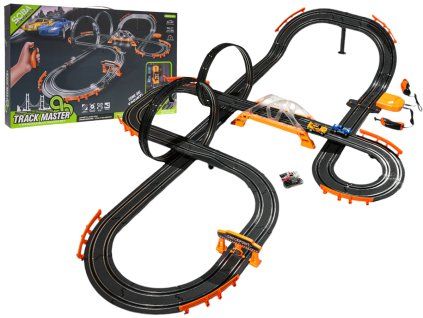 Závodní dráha TRACK MASTER s podsvícením a příslušenstvím