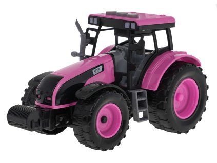 Interaktivní traktor růžový