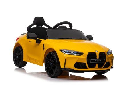 Elektrické autíčko BMW M4 12V žluté