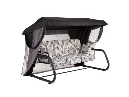Zahradní houpačka Venezia s moskytiérou a bočními stolky G057-06PB PATIO