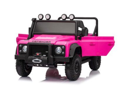 Elektrické autíčko Land Rover Defender 110 SVX Concept růžové
