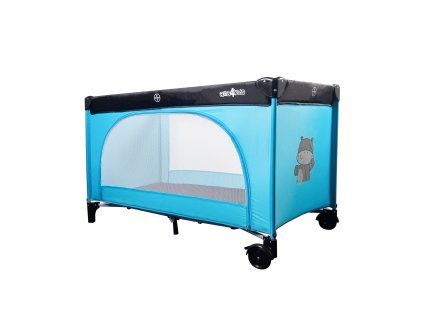 Aga4Kids Cestovní postýlka MR6675 Modrá