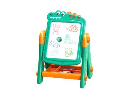 Aga4Kids Dětská tabule na fixy 2v1 Zelená