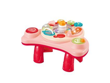 Aga4Kids Dětský interaktivní stoleček Růžový