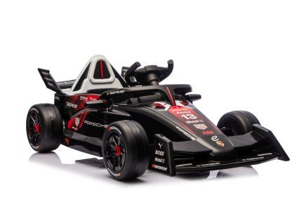 Elektrické autíčko Formule E Porsche červené