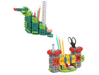 Marioinex MINI WAFFLE Organizéry na stůl dobrodružství 140 ks