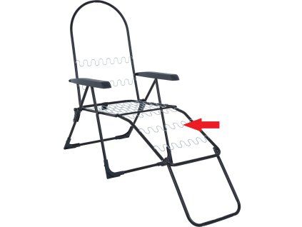 Krátká pružina do křesel / lehátek 38 cm PATIO