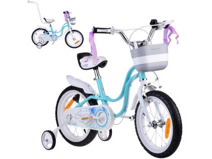 Dětské kolo RoyalBaby Little Swan RB14-18 14" přídavná kolečka