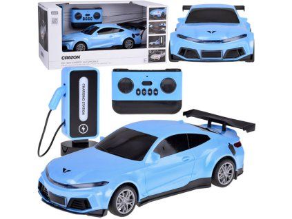 Elektrické autíčko RC0687 + nabíjecí stanice barevná světla