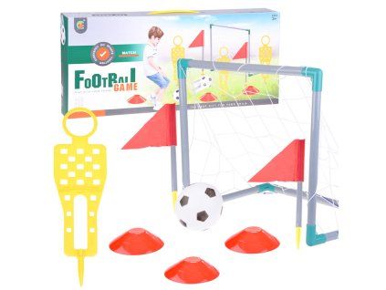 Sada Fotbalová branka pro děti míč kužely