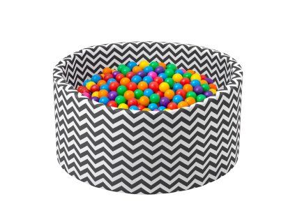 Aga Suchý bazén 90x40 cm s míčky ZigZag