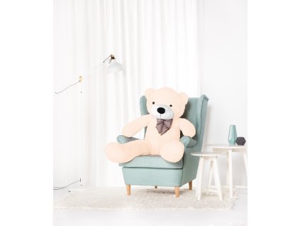 Plyšový medvěd Classico 130 cm meruňkový