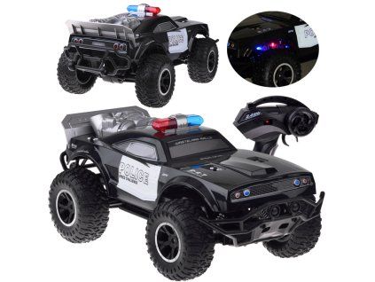 RC auto monster truck POLICIE Velké s osvětlením