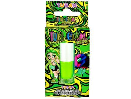 Dětský lak na nehty Tubi Glam ZELENÝ NEON