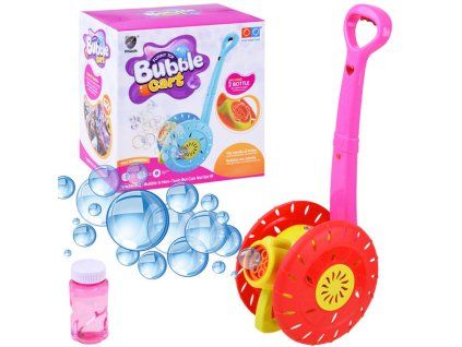 Bublifuk TLAČÍCÍ HRAČKA + náplň strojek 2v1