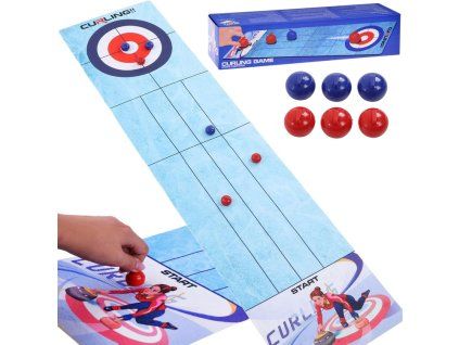 Stolní dovednostní hra Curling konvice