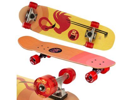 Skateboard ReDo Plameňák 100 kg Dřevěný