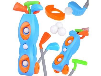 Sada na Mini Golf + stojan na kolečkách a příslušenství