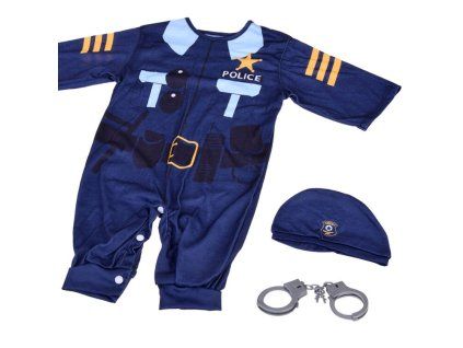 Kostým policisty Uniforma POLICIE + pouta