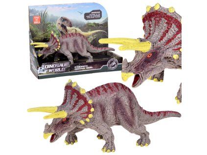 Figurka dinosaura Triceratops gumová pro děti