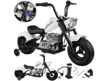Elektrická motorka Chopper max 80 kg plynová rukojeť