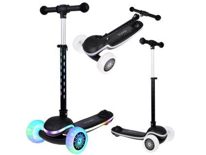 Balanční koloběžka SCOOTER 3kolová Barevná Světýlka