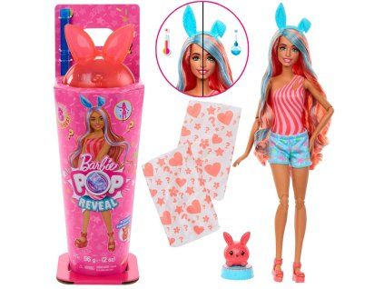 Panenka Mattel Barbie Pop Reveal Shake + králíček a doplňky