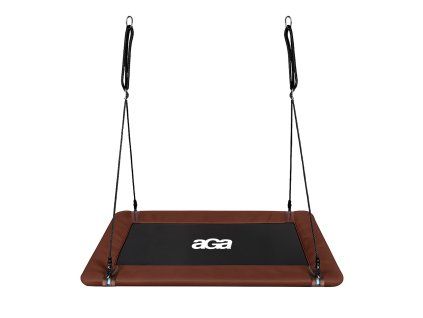 k19753 aga zavesny houpaci obdelnik 150x79 cm hnedy neww 1