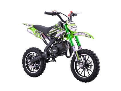 Dětská benzínová motorka STORM spalovací 49 ccm Zelená