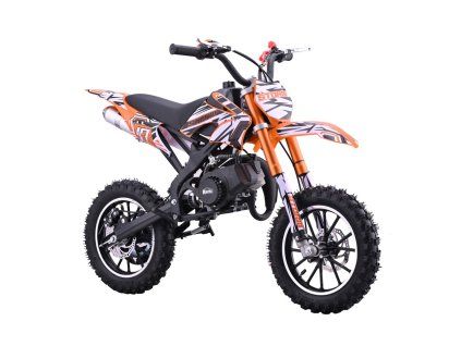Dětská benzínová motorka STORM 49 ccm Oranžová