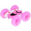 RC auto STUNT CAR 360 stupňů oboustranné růžové