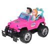 RC auto pro panenky + figurka chlapec a holčička růžové 4