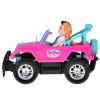 RC auto pro panenky + figurka chlapec a holčička růžové 6