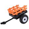Dětský TRAKTOR elektrický na akumulátor Velký s přívěsem a lžící