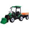 Dětský TRAKTOR elektrický na akumulátor Velký s přívěsem a lžící