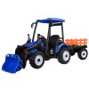 Velký elektrický TRAKTOR pro děti s přívěsem a lžící 2