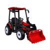 TRAKTOR Velký elektrický pro děti s přívěsem a lžící