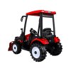 TRAKTOR Velký elektrický pro děti s přívěsem a lžící