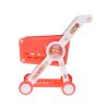 Nákupní červený vozík + potraviny Hra na obchod