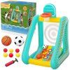 Zahradní hra Bestway 3v1 basketbal + fotbal + terč 127x109x178 cm
