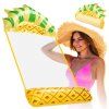 Materac dmuchany plazowy hamak wodny lezak fotel krzeslo do plywania basenu ananas 171820